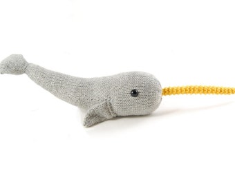 Napoleon the Nervous Narwhal Knitting Pattern Pdf INSTANT DOWNLOAD