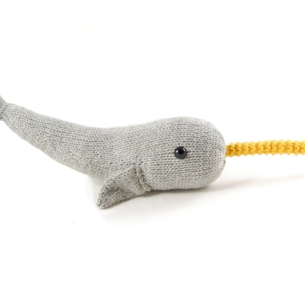 Napoleon the Nervous Narwhal Knitting Pattern Pdf INSTANT DOWNLOAD