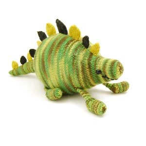 Sherman the Square Dancing Stegosaurus Knitting Pattern Pdf INSTANT DOWNLOAD image 2