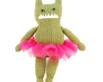 Olivia the Audacious Monster Knitting Pattern Pdf INSTANT DOWNLOAD