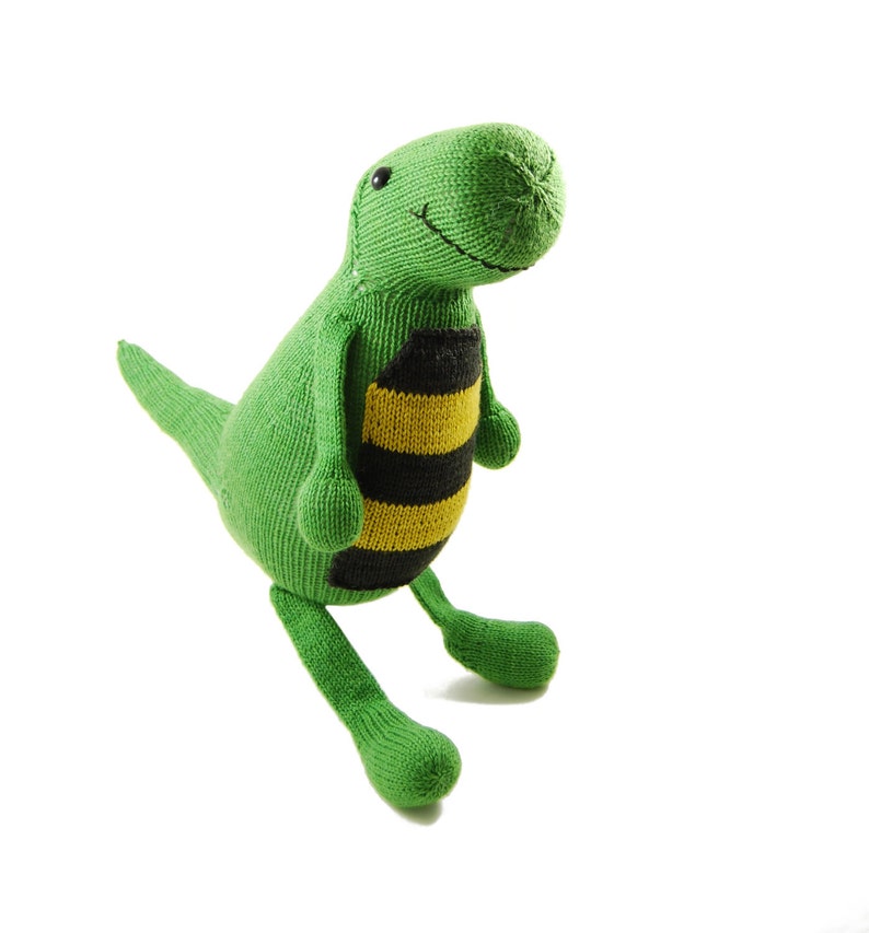 Terence the Tap Dancing T-Rex Knitting Pattern Pdf INSTANT DOWNLOAD image 2