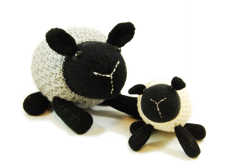 NEW Loretta the Laid Back Lamb Knitting Pattern Pdf INSTANT DOWNLOAD image 1