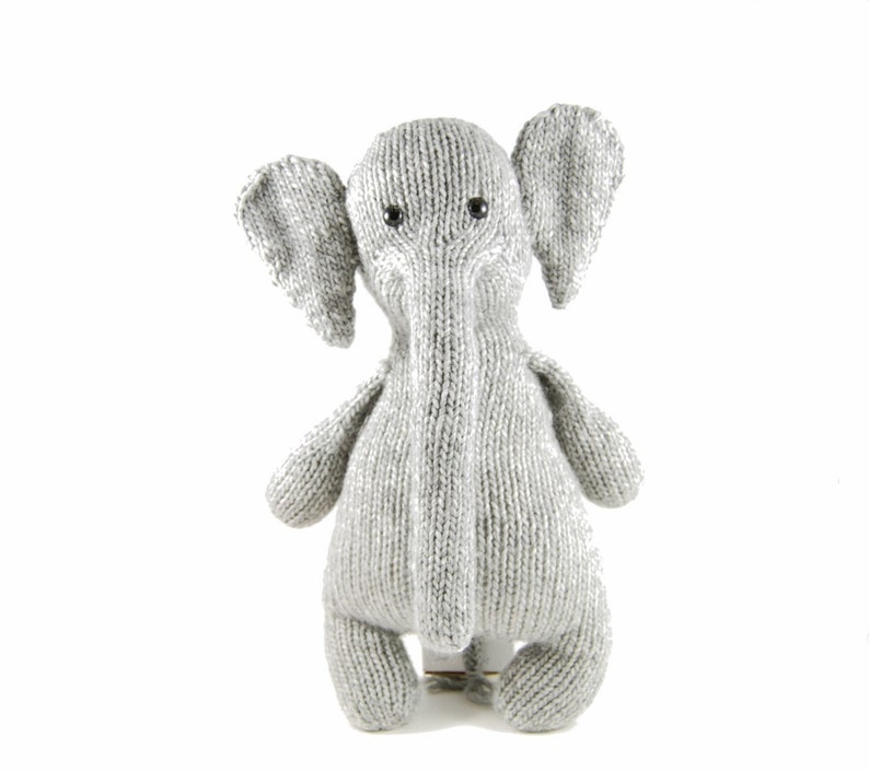 Esther the Eccentric Elephant Knitting Pattern Pdf INSTANT DOWNLOAD image 3