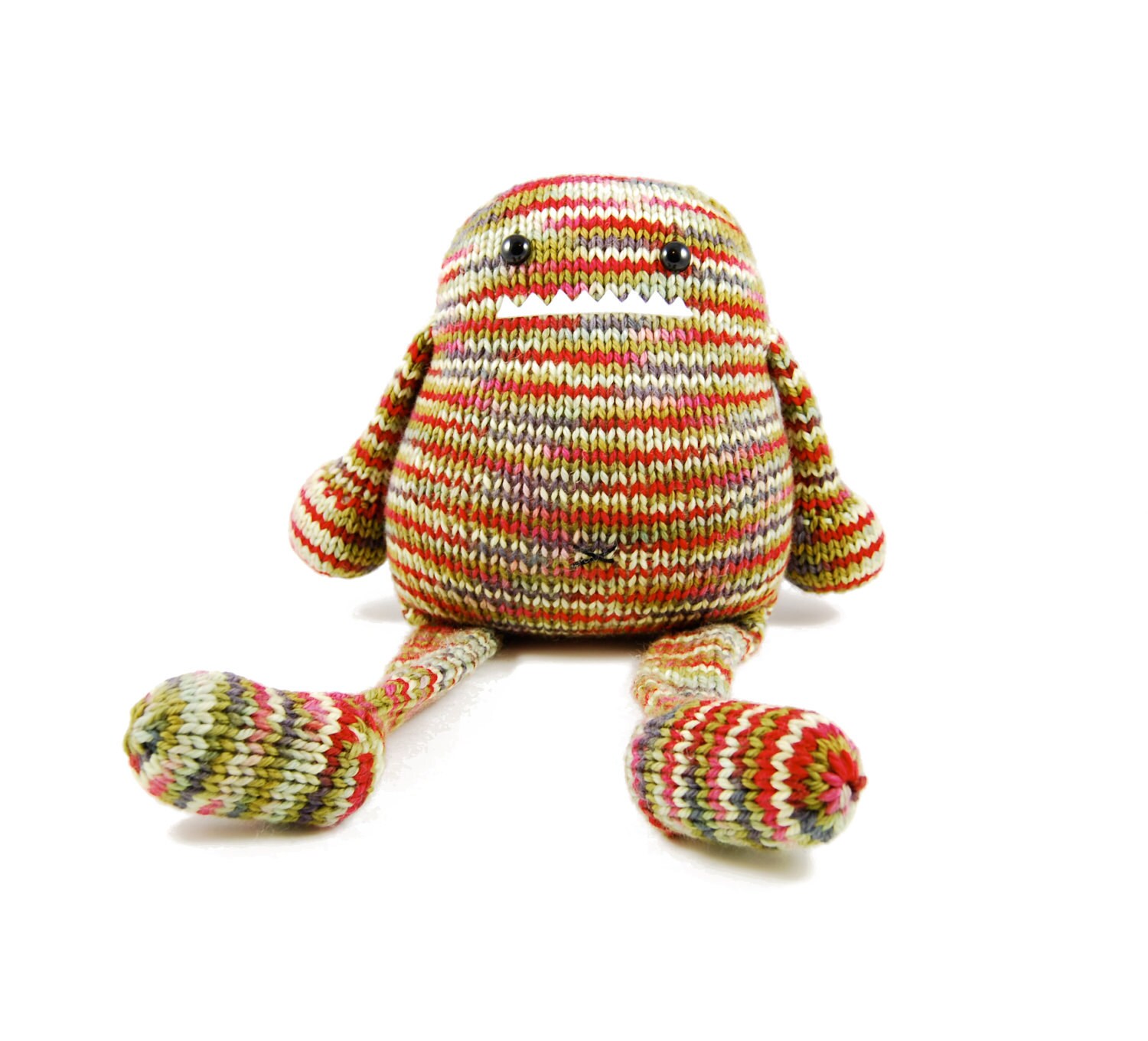 Iris the Gourmet Monster Knitting Pattern Pdf INSTANT DOWNLOAD