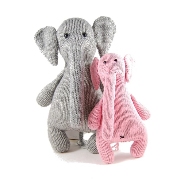 Esther the Eccentric Elephant Knitting Pattern Pdf INSTANT DOWNLOAD