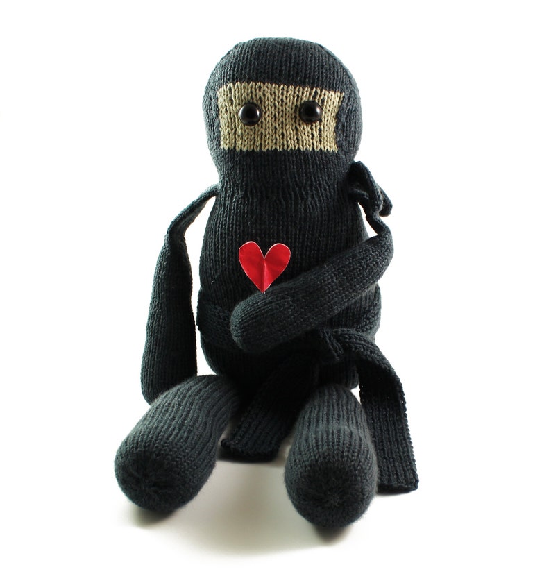 NEW Yuki the Cookie Ninja Knitting Pattern Pdf INSTANT DOWNLOAD image 4