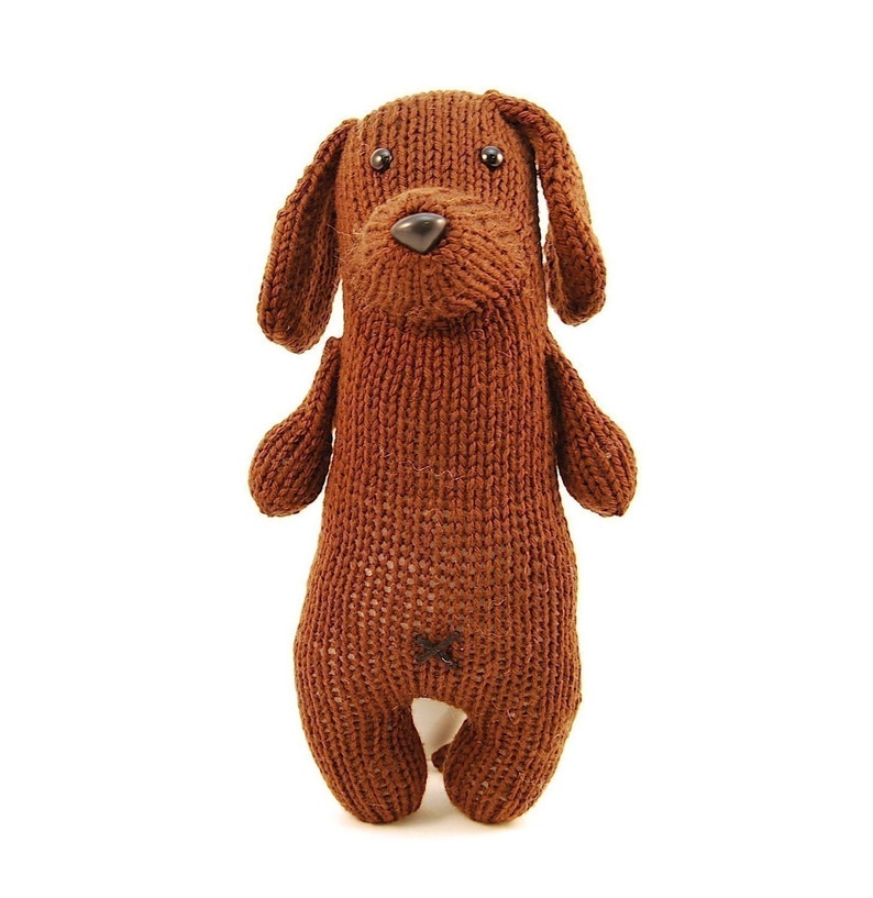 Tofu the Gentle Dachshund Knitting Pattern Pdf INSTANT DOWNLOAD image 4