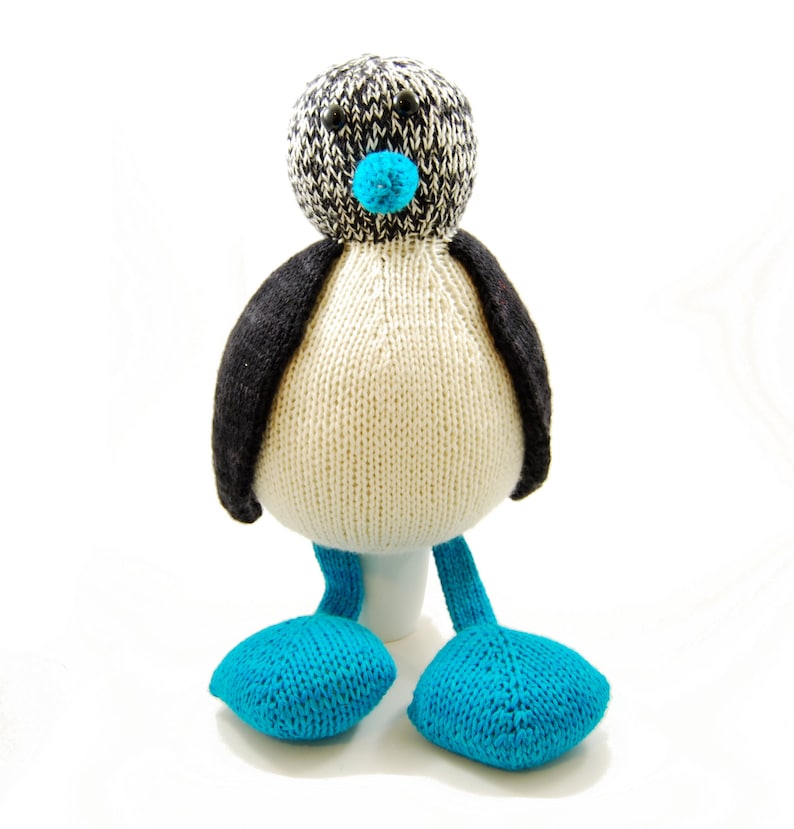 Bob the Blue Footed Booby Knitting Pattern Pdf INSTANT DOWNLOAD image 2