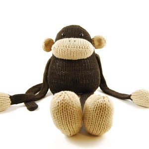 Jerry the Musical Monkey Knitting Pattern Pdf INSTANT DOWNLOAD image 4