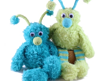 NEW Vikram the Velutinous Monster Knitting Pattern Pdf INSTANT DOWNLOAD