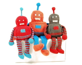 Robbie the Radiant Robot Knitting Pattern Pdf INSTANT DOWNLOAD