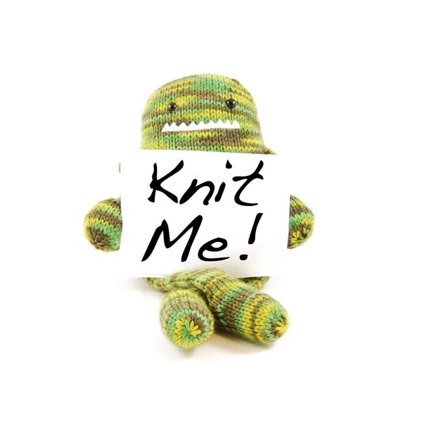 SALE Iris the Gourmet Monster Knitting Kit in Envy