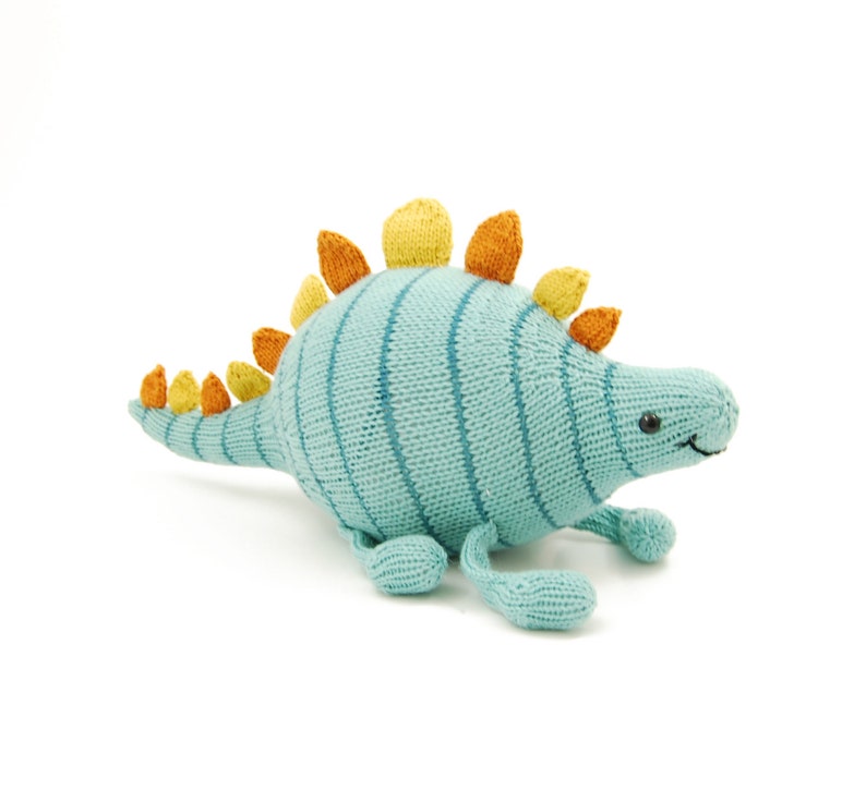 Sherman the Square Dancing Stegosaurus Knitting Pattern Pdf INSTANT DOWNLOAD image 4