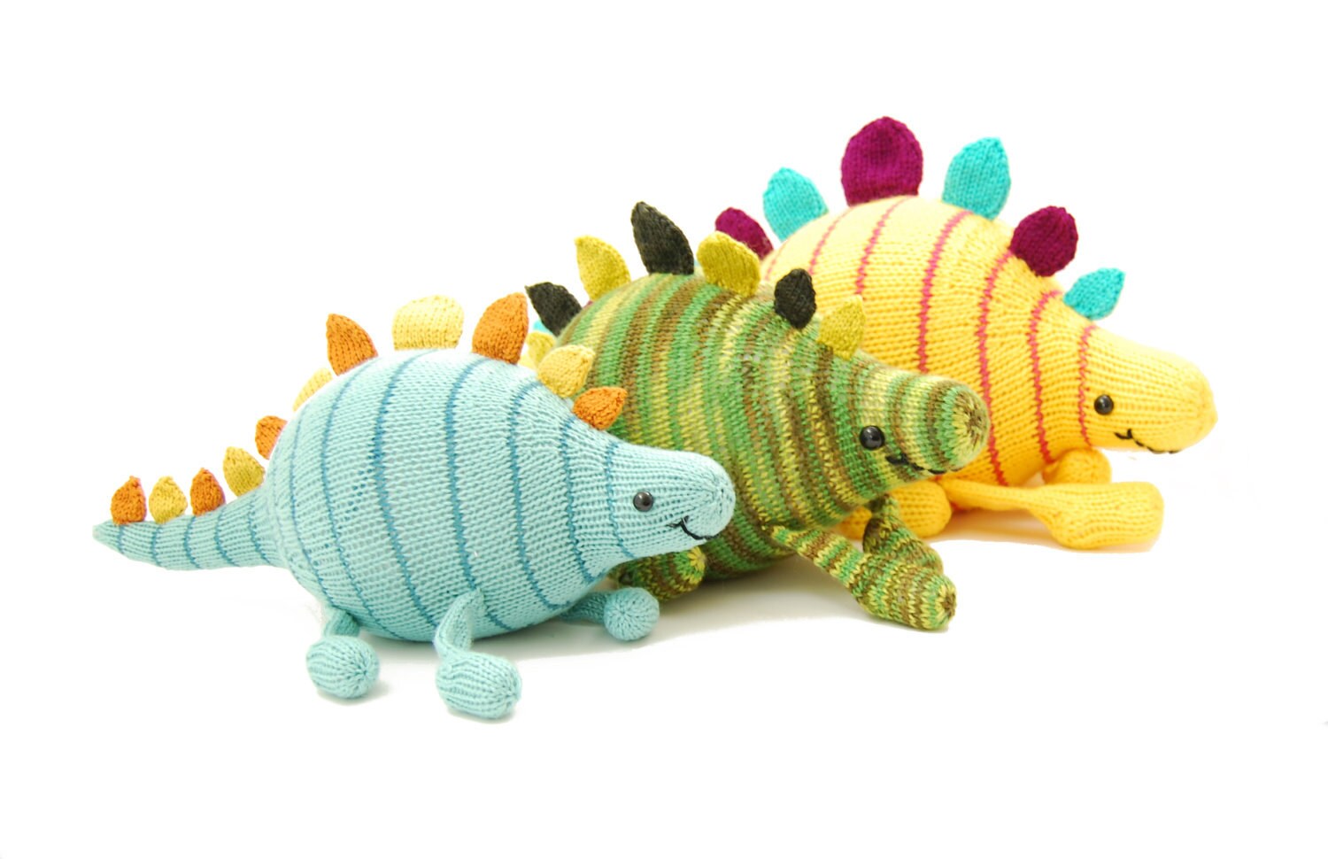 Sherman the Square Dancing Stegosaurus Knitting Pattern Pdf INSTANT D…