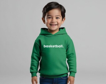 Basketball Toddler Fleece Hoodie: Cozy Sports Apparel