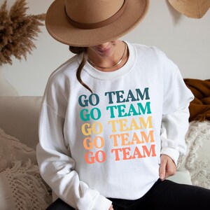 Team Spirit Unisex Sweatshirt, Cozy Crewneck, Perfect for Game Day, Sports Events, Gifts for Fans, Casual Wear, Team Pride