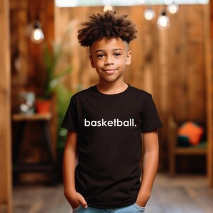 Basketball Youth Short Sleeve Tee - Perfect for Young Athletes, Sports Fans, Gifts, Birthdays, and Basketball Events, Unisex T-Shirts