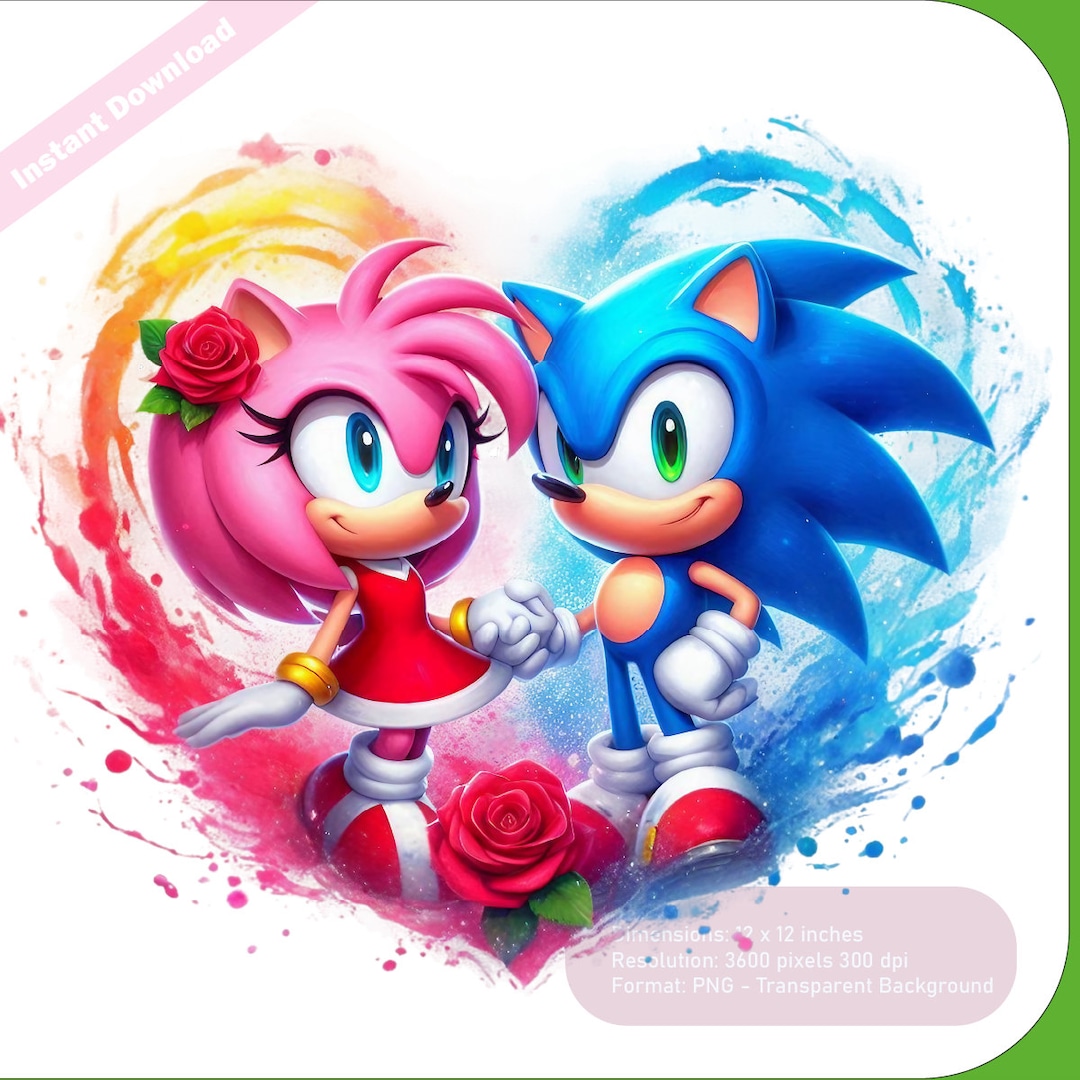 sonic-and-amy-rose-heart-romantic-splash-watercolor-png-aesthetic