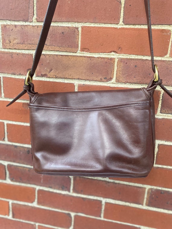 Brown Coach messenger bag, Soft brown Coach leathe