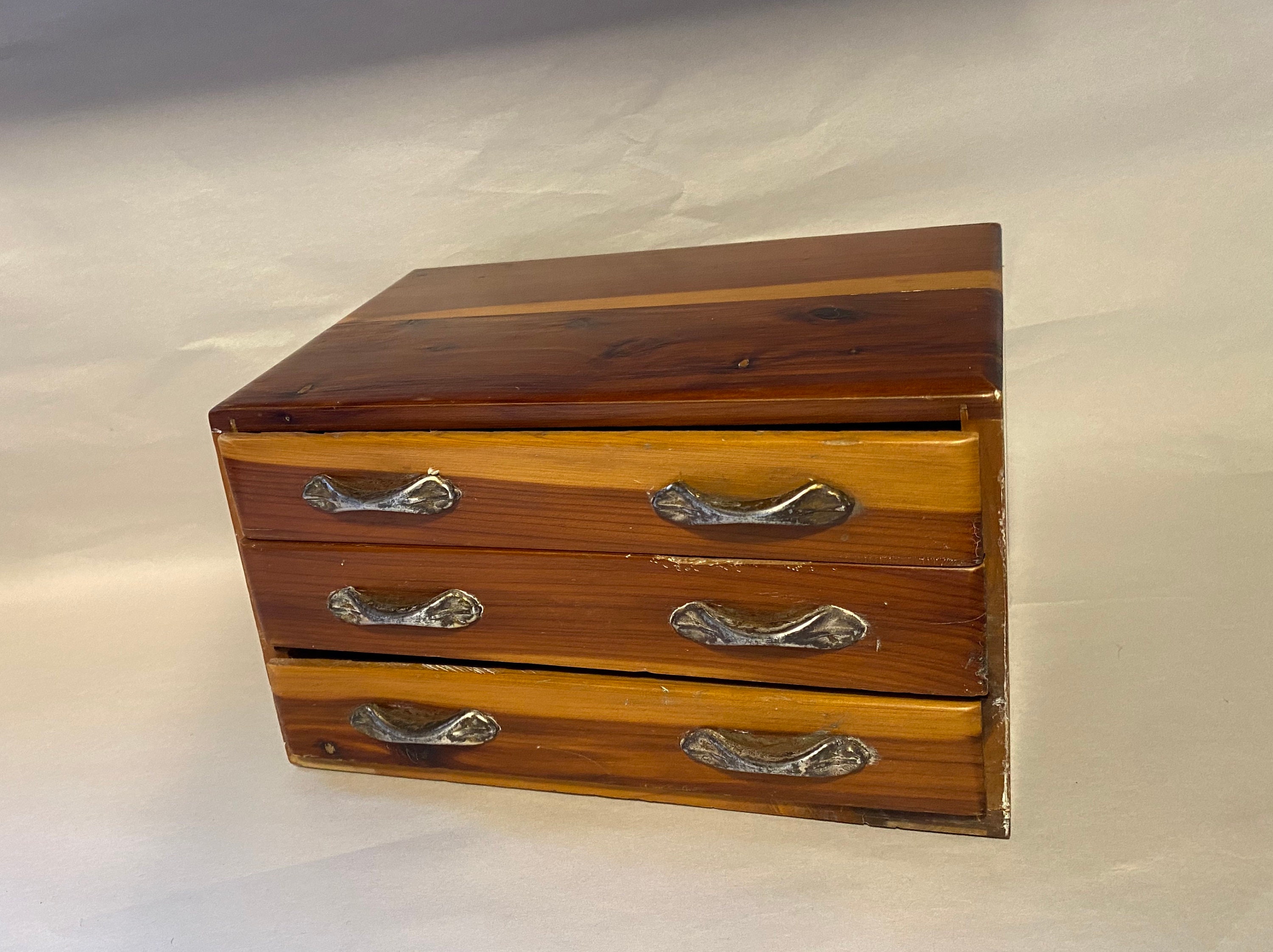Vintage Pine Jewelry Box Jewelry Storage Craft Storage Etsy Singapore