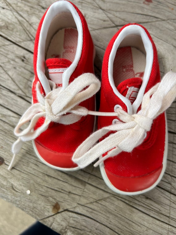 Little red PF Flyers, Baby steps in Baby sneakers… - image 5