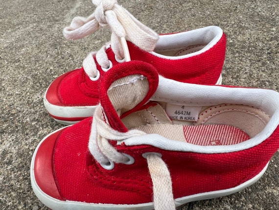 Little red PF Flyers, Baby steps in Baby sneakers… - image 7