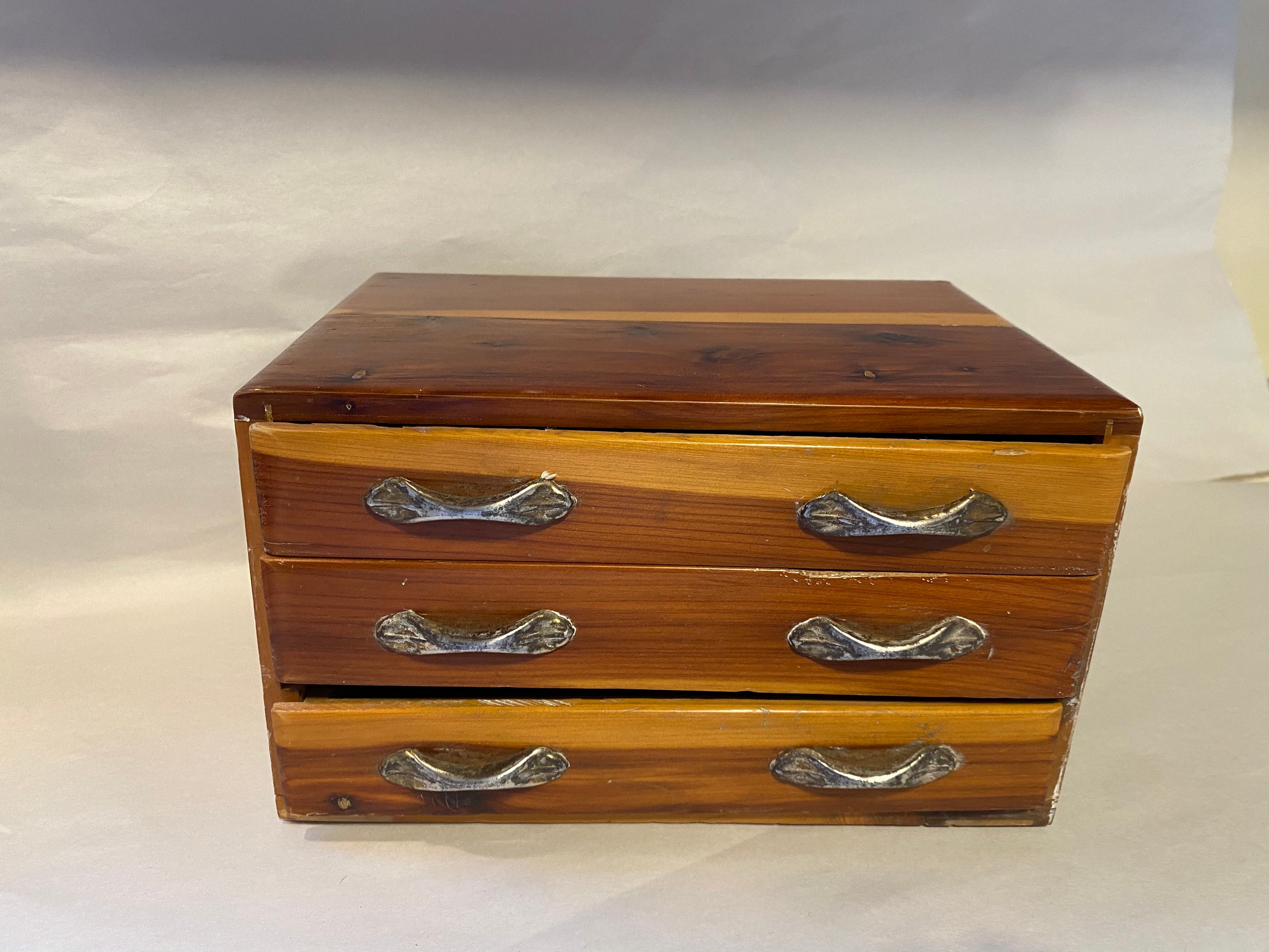 Vintage Pine Jewelry Box Jewelry Storage Craft Storage Etsy Singapore