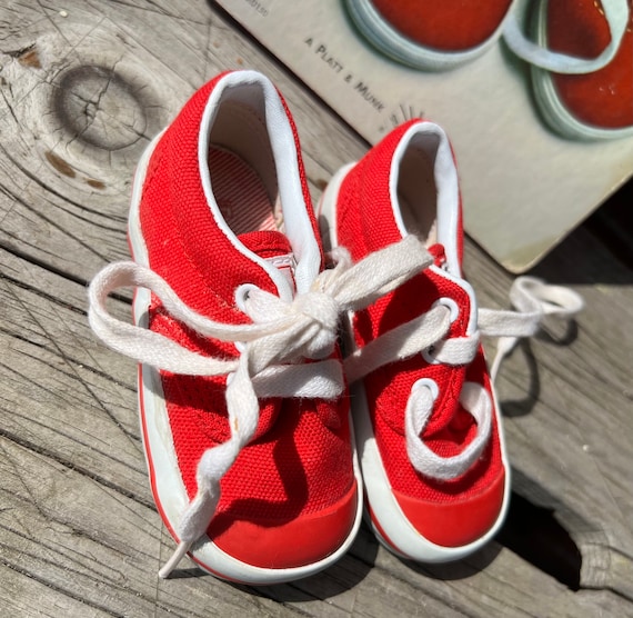 Little red PF Flyers, Baby steps in Baby sneakers… - image 2