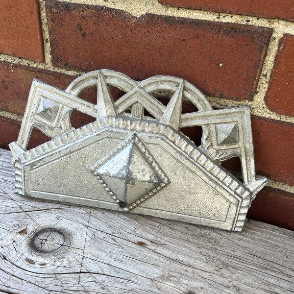 Architectural salvage, Cornell ornamental ironwork, Art deco cast iron,