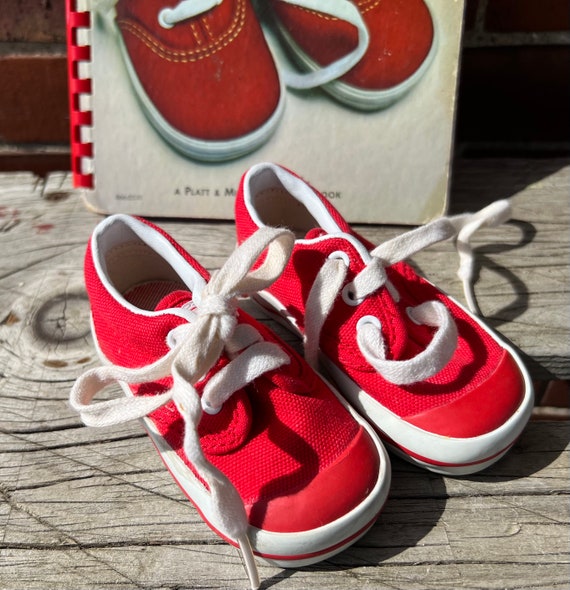 Little red PF Flyers, Baby steps in Baby sneakers… - image 1