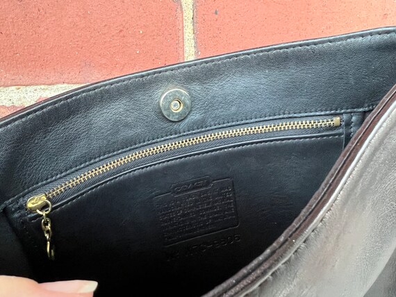 Black Coach Equestrian bag, Slim Coach Bucket Bag… - image 5