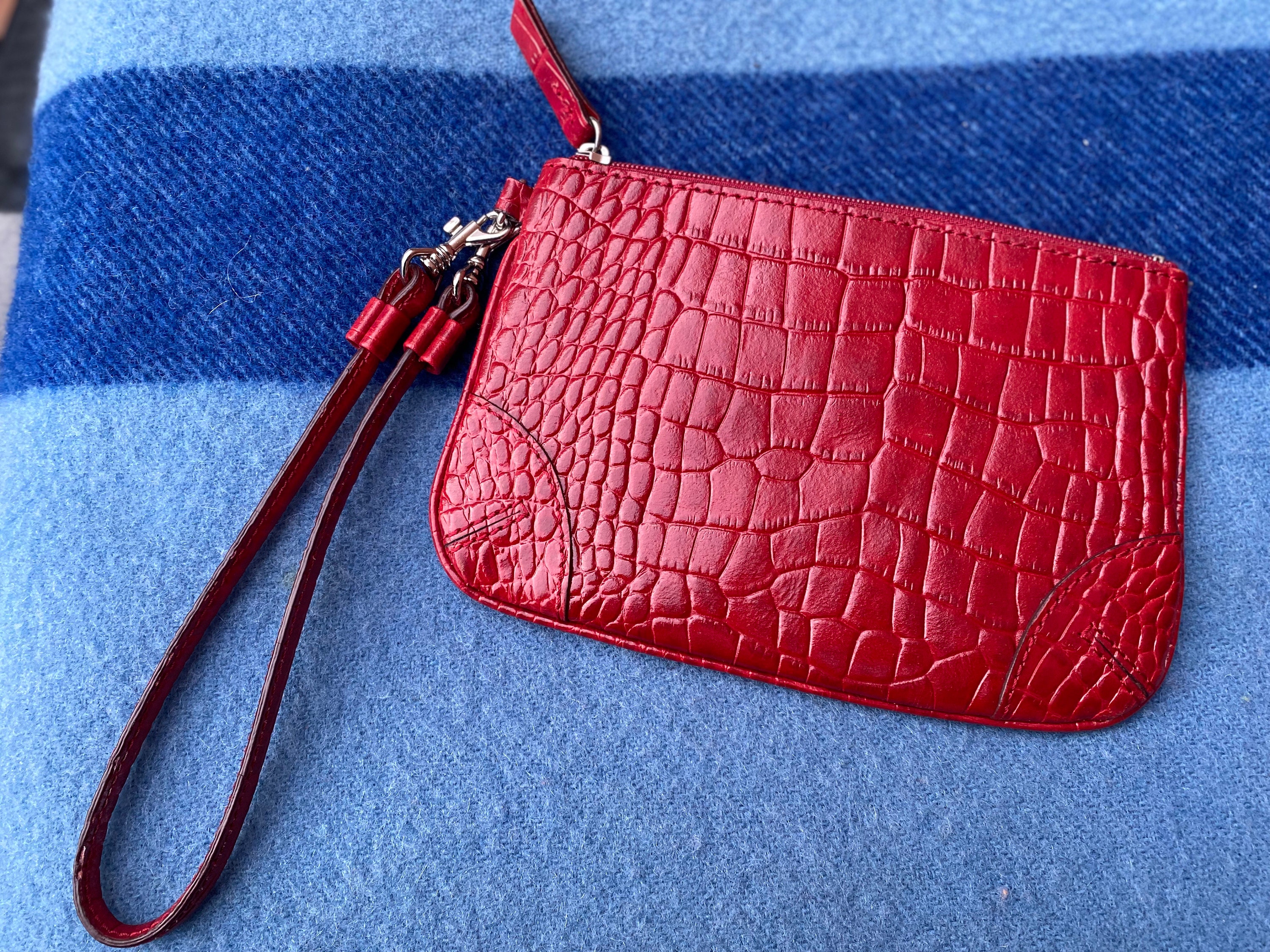 Franklin Covey Red Purse Tote Bag