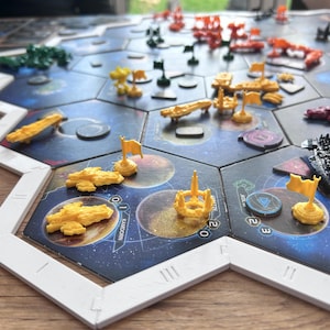Marco Galaxy de Twilight Imperium para el organizador de mapas de juegos de mesa Thunder’s Edge y PoK/TI4