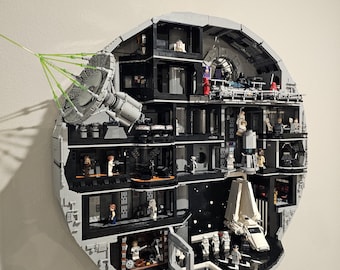 BrickedUpDesigns UCS Death Star Wall Mount (75419)
