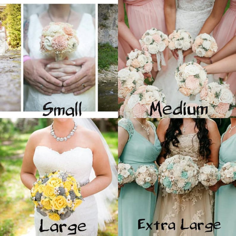 Blush made with sola flowers Burgundy bridesmaids bouquet choose your colors Custom Navy Cascading bouquet Alternative bouquet