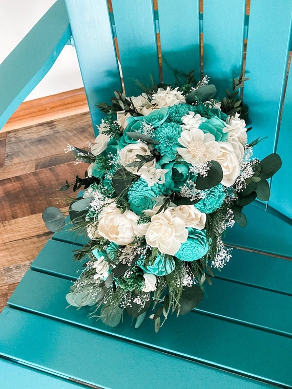 Cascading or Round Wedding Bouquet Sola Flowers Choose - Etsy