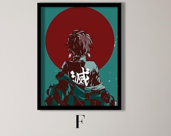 8 Different Slayer Poster, Anime Wall Art, Anime Poster, Unique Anime Poster,  Gift For Anime Lovers, TV Series Art, Anime Manga Poster