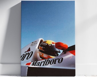 Vintage F1 Monaco Poster Canvas ,Vintage F1 Print, F1 Wall Art,Iconic Formula 1 Wall Decor,Perfect Gift for Motorsport, F1 Grand Prix Poster