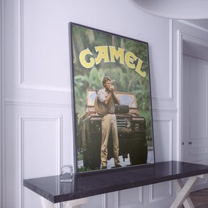 Pôster de camelo vintage, pôster de Marlboro, pôster de moda, arte de parede da moda, impressão de camelo vintage, camelo, pôster de camelo vintage, impressão de arte retrô