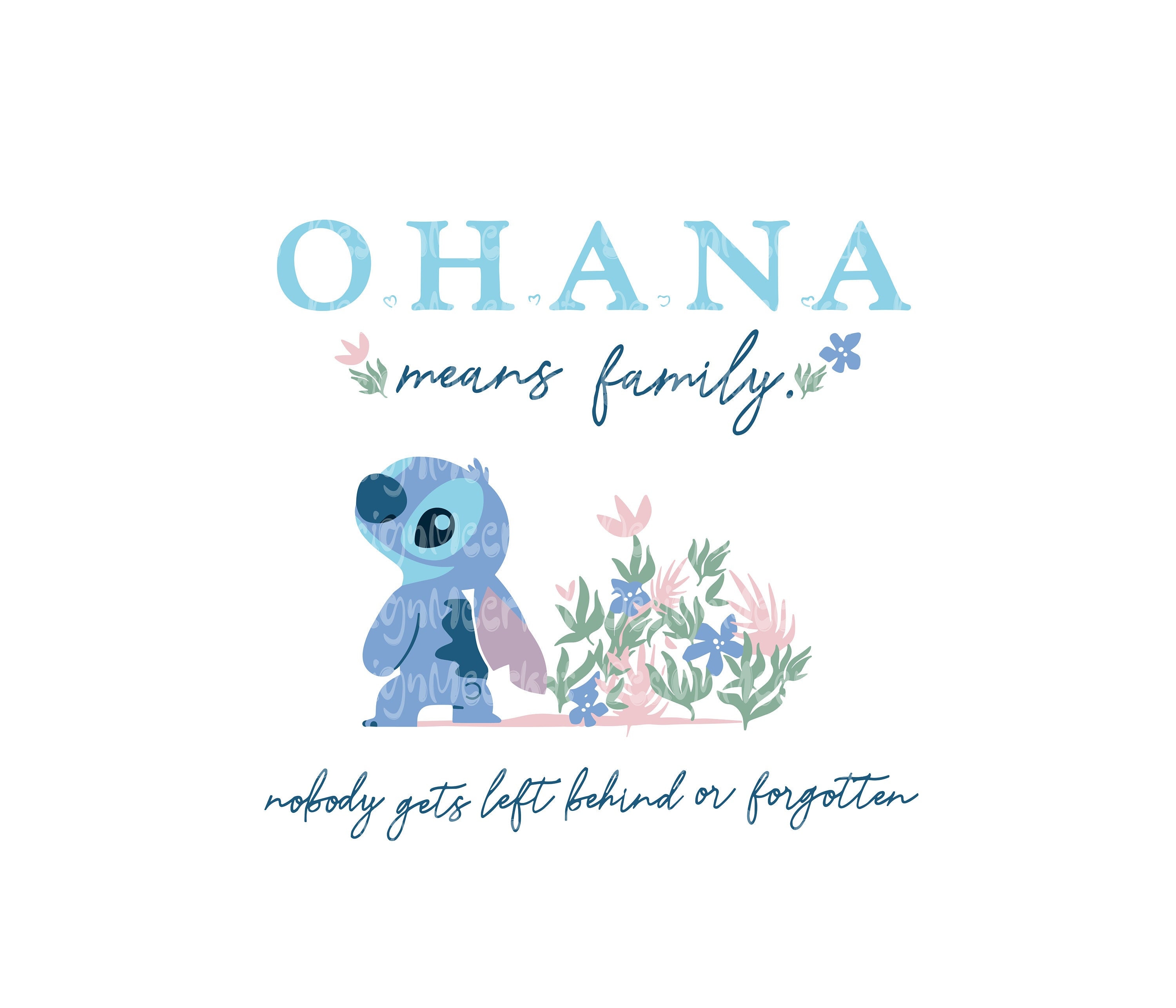 Stitch Svg, Family Ohana Svg, Stitch Ohana Svg, Ohana Means Family