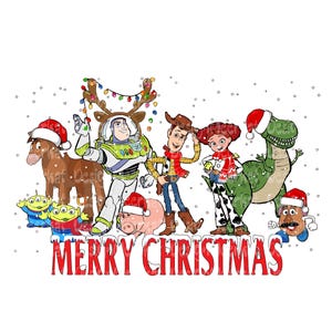 Christmas Toy PNG, Toy Story Christmas Svg, Christmas Friends Png, Christmas Squad Png, Holiday Png, Christmas Shirt Design, Digital File
