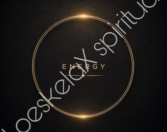 Spiritual coaster “Energy” | 8 × 8 cm | Positive energy & balance | Ritual mindfulness | LoeskelaX Spiritual