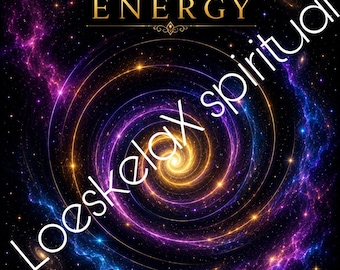 Spiritual coaster “Energy” | 8 × 8 cm | Matte premium finish | LoeskelaX Spiritual