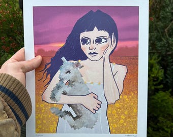 Taking you back inside A4 Print | High-quality digital print | Signed | Original Illustration by Molly Melinks