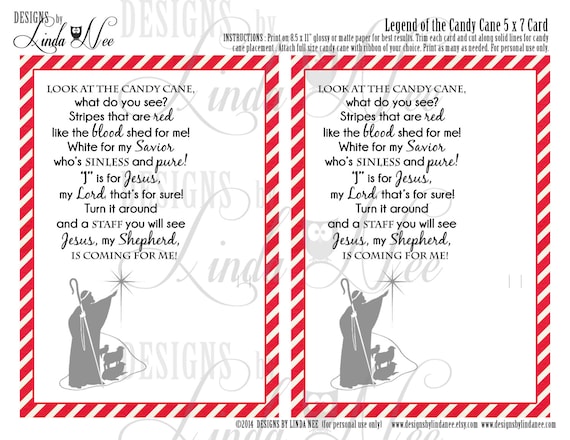 Candy Canes with Religious Cards - 24 Pc.