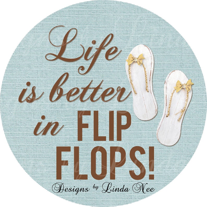Life is Better in Flip Flops Stock Vector - Illustration of inspirational, calligraphy: 143897405