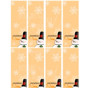 Tic Tac Snowman Noses - Printable Party Favors, DIY Christmas Candy ...