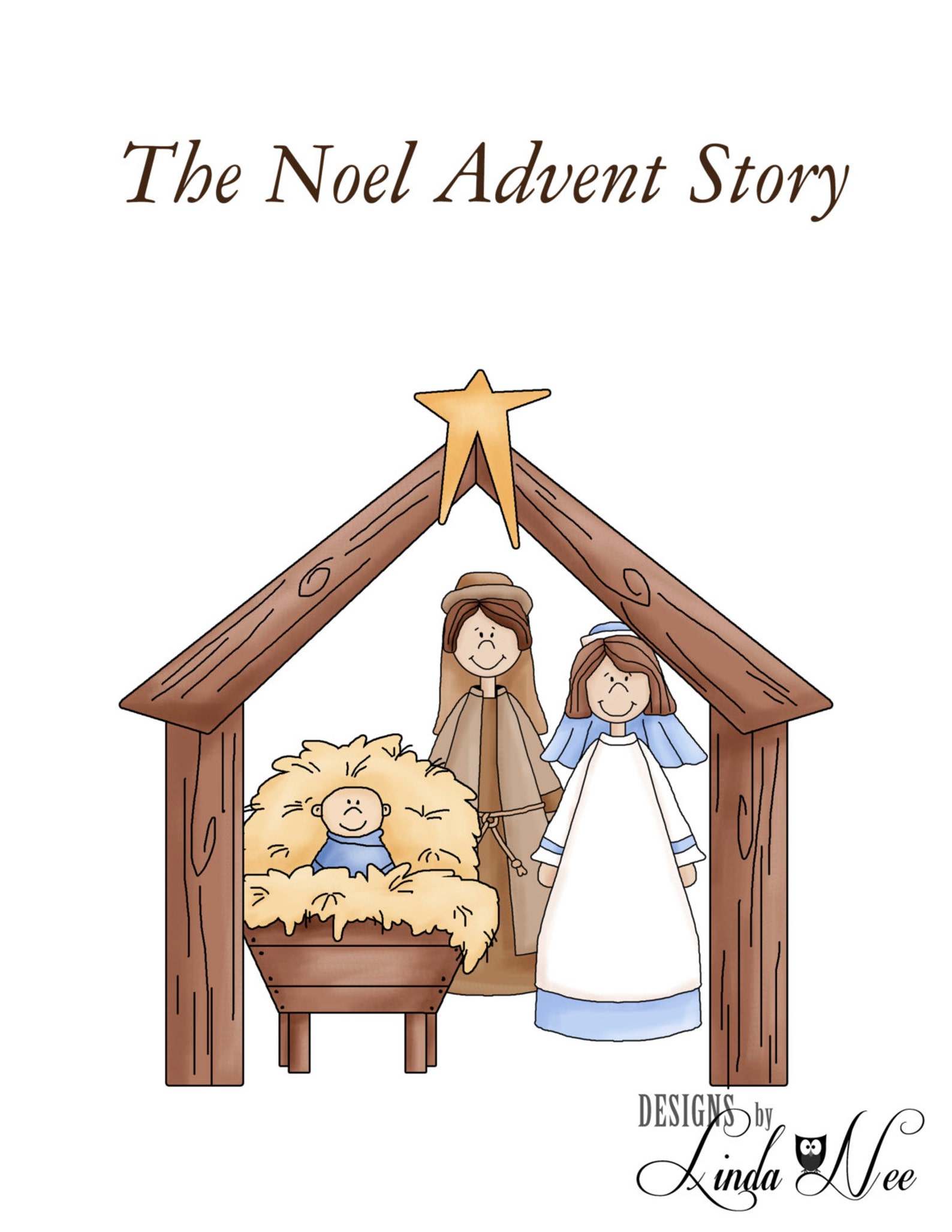 The Noel Advent Story 2 Round Printable Advent Etsy