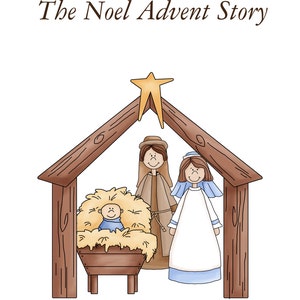 The Noel Advent Story 2 Round Printable Advent - Etsy