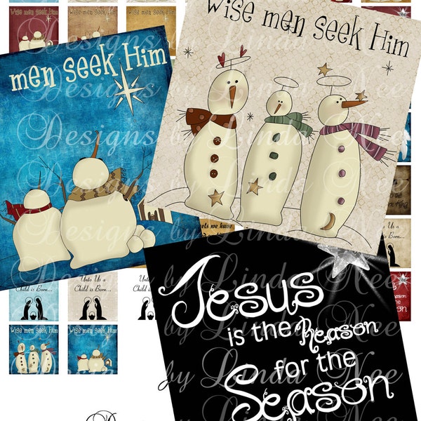 Instant Download - JESUS is the REASON for the Season CHRISTian (.75 x .83 Scrabble Tile) Size inch Images Digital Collage Sheet  printable